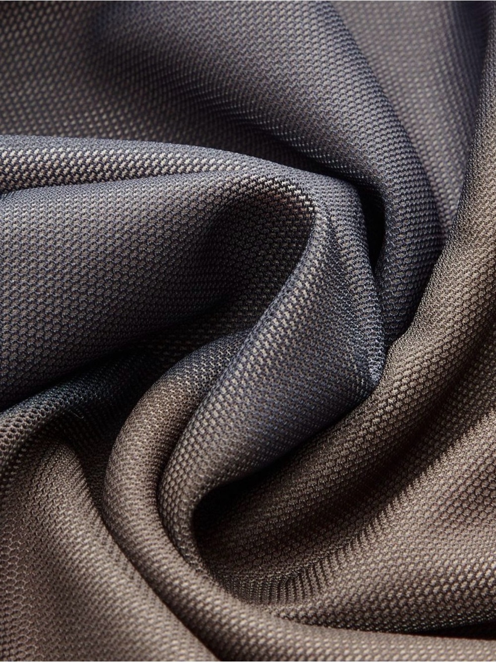 Commense Long Sleeve Ruched Mesh Ombre Maxi Dress - Picture 6 of 7
